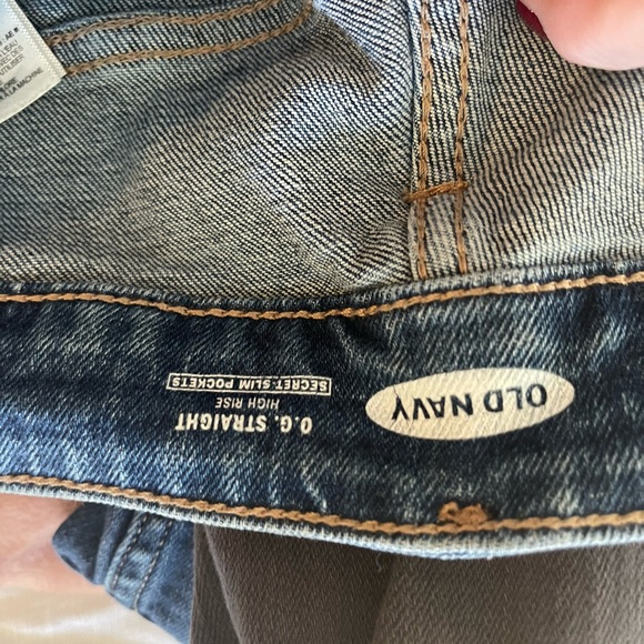 Old Navy OG Straight Leg High Waist Jeans - Picture 3 of 4